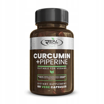 CURCUMINA + PIPERINA 60 CAPS REAL PHARM