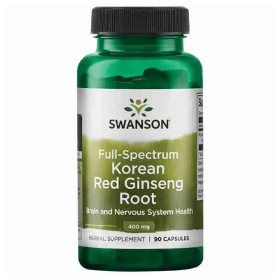 GINSENG KOREANO ROJO 400MG 90CAPS SWANSON