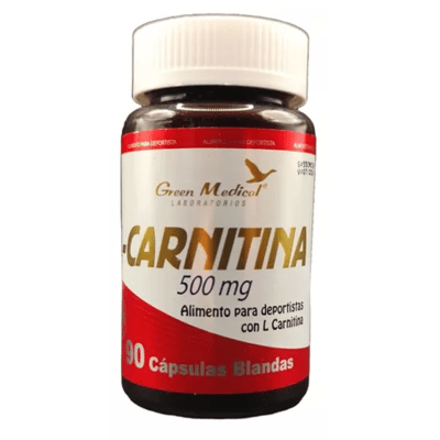 L-CARNITINA 90 CAPS 500MG GREEN MEDICAL1