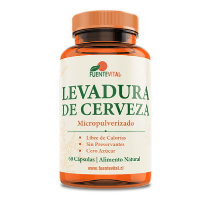 LEVADURA DE CERVEZA 500 MG 60 CAPS FUENTE VITAL1