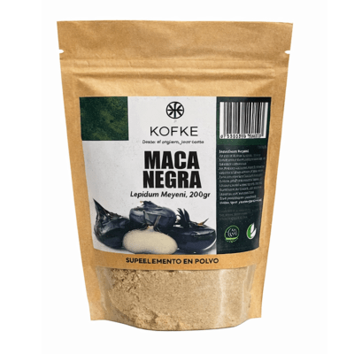 MACA NEGRA POLVO 200 GR KOFKE