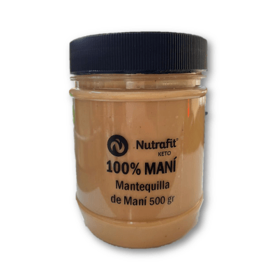 MANTEQUILLA DE MANI 500 GR NUTRAFIT1