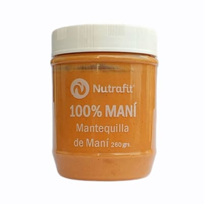 Mantequilla de Maní 260 gr NUTRAFIT