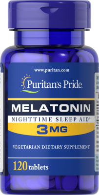 MELATONINA 3 MG 120 TAB PURITANS PRIDE