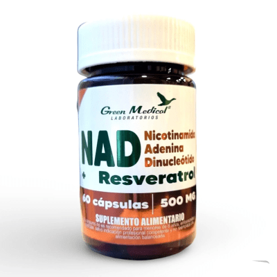 NAD+ RESVERATROL 60CAPS GREEN MEDICAL1