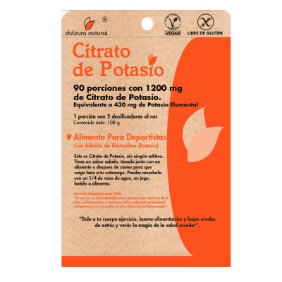 CITRATO DE POTASIO 108GR 430MG DULZURA NATURAL