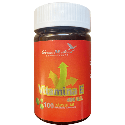 VITAMINA E 400UI 60CAPS GREEN MED