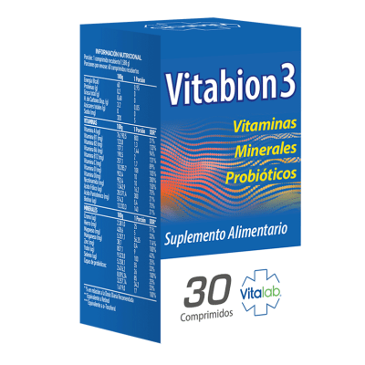 MULTIVITAMINICO VITABION 3 30 CAPS VITALAB1