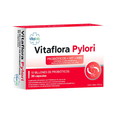 VITAFLORA PYLORI PROBIOTICOS 30 CAPS VITALAB