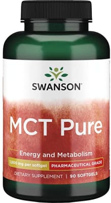MCT PURE 1000MG 90CAPS SWANSON