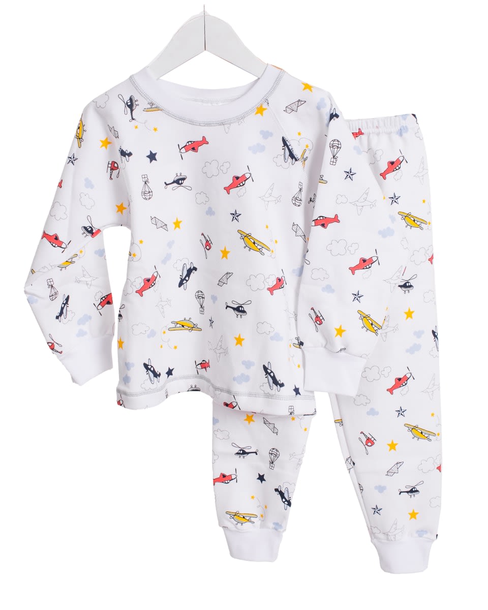 PIJAMA AFRANELADO AVIONES