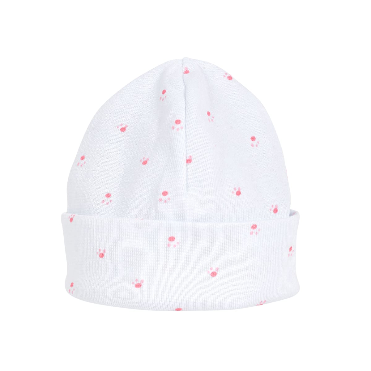 GORRITO ALGODÓN HUELLAS ROSADAS1