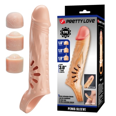 PENIS SLEEVE BEIGE 11
