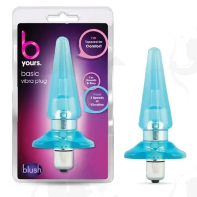 B Yours - Basic Vibra Plug BLUE1