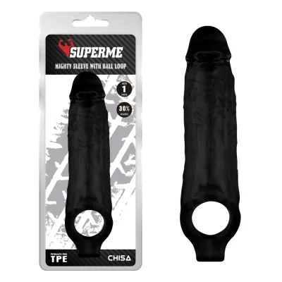 Mighty Sleeve With Ball Loop-Black1