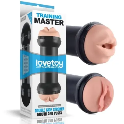 Training Master Double Side Stroker Mouth and Pussy1