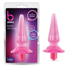 B YOURS BASIC VIBRA PLUG PINK 0