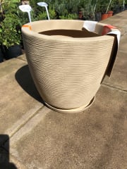 Macetero Brasil Amsterdam Beige 27x28 #0218 Macetero Brasil Amsterdam Beige 27x28 #0218