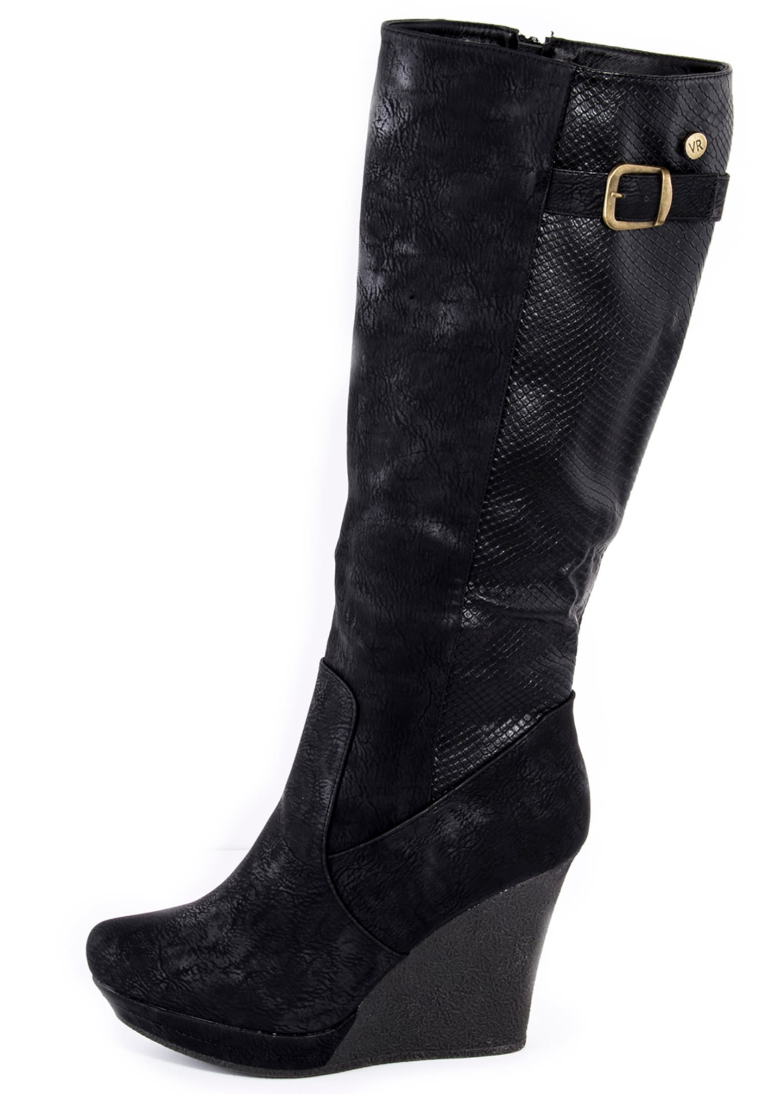 Bota Larga 1500-11 Negra | Via Rosmini