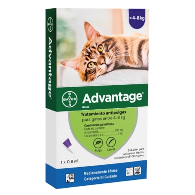 Advantage Gatos 4-8 Kg