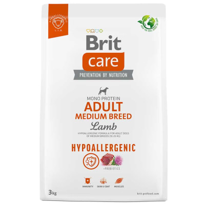 Brit Care Adult Medium Breed Lamb 3 Kg