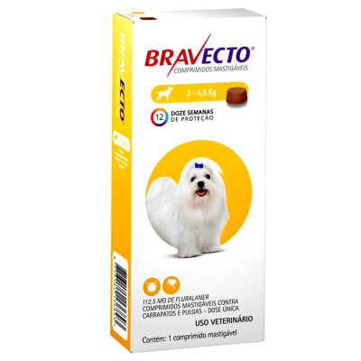 Bravecto Perro 2-4.5 Kg 1 Comp