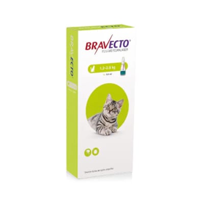 Bravecto Gato 1.2 - 2.8 Kg