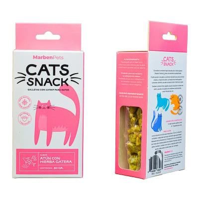 Cats Snack Galletas Atún Y Hierba Gatera 80 G1