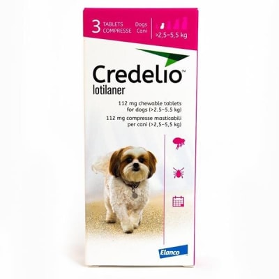 Credelio 2.5 - 5.5 Kg 3 Comprimidos2