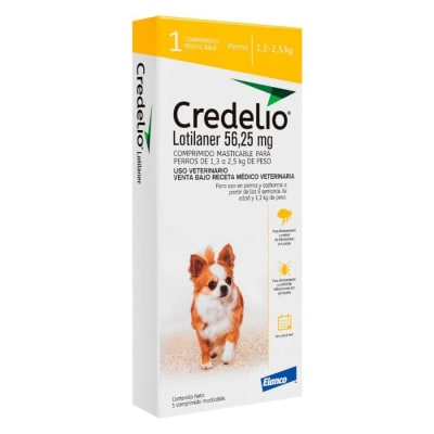 Credelio 1.3 - 2.5 Kg 1 Comprimido
