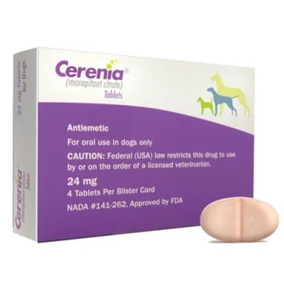 Cerenia 24 Mg 4 Comprimidos