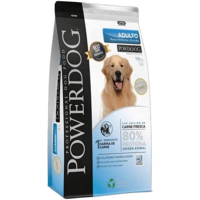 Powerdog Adulto Mediano Y Grande 18 Kg