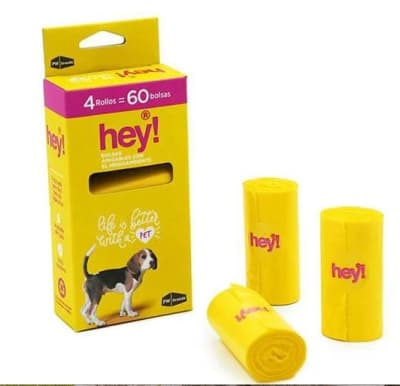Hey! Bolsitas Biodegradables  4 Rollos1