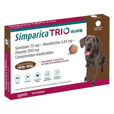 Simparica Trio 40 - 60 Kg 1Comprimidos