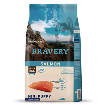 Bravery Mini Puppy Salmón 2 Kg1