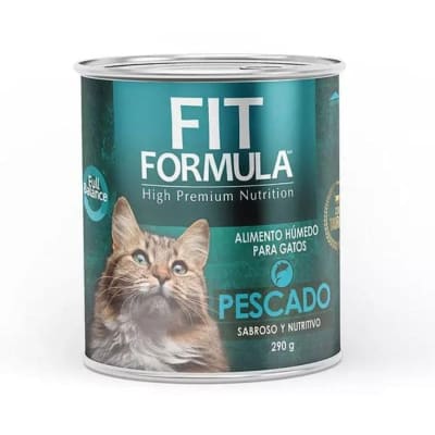 Lata Fit Formula Gato Sabor Pescado 290 Gr