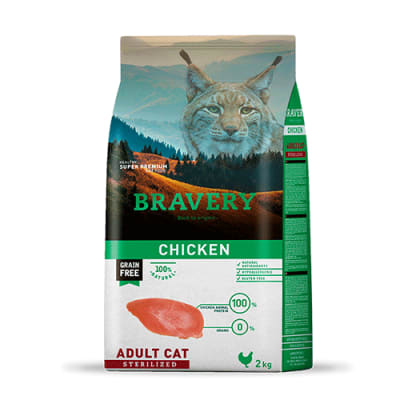 Bravery Chicken Adult Cat Sterilized 2 Kg
