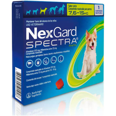 Nexgard Spectra 7.6 - 15 Kg 1 Comp
