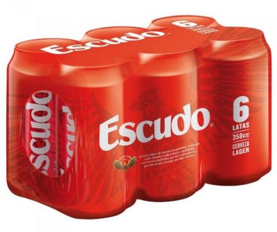 PACK ESCUDO LATA X 6 UNID 350 CC
