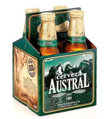 PACK AUSTRAL LAGER 330CC X 4 (6 UND X CJ)