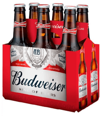 PACK BUDWEISER DESECHABLE 330 CC X 6 UNID