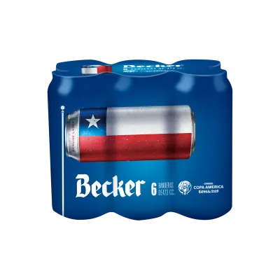 PACK BECKER LATA X 6 473 CC