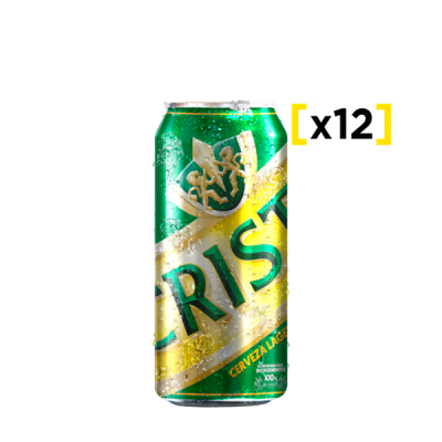 PACK CRISTAL LATA 470 CC X 12 UNID