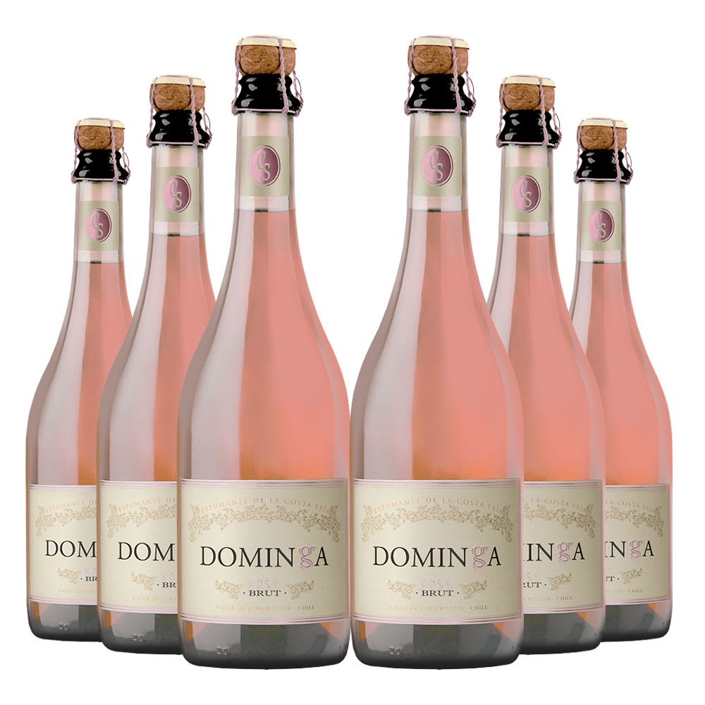 6 Espumante Dominga Rose Brut
