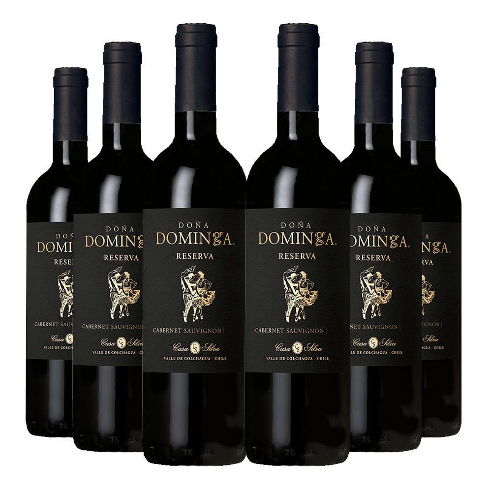 6 Vinos Doña Dominga Black Reserva Cabernet Sauvignon