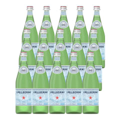 15 Agua San Pellegrino con Gas 750ml, Vidrio