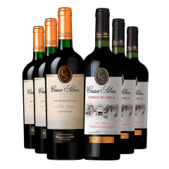 6 Vinos Mix Casa Silva: Gran Terroir CA + Reserva CS