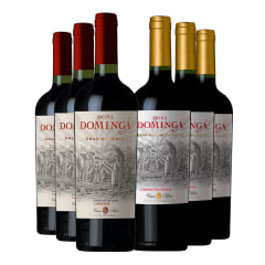 6 Vinos Mix Doña Dominga: 3 Gran Rva. CA + 3 Reserva CS