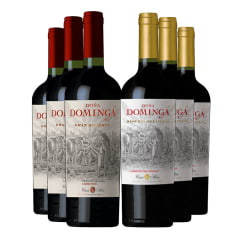 6 Vinos Parrillero Dominga, 3 G Rva Ca + 3 Rva Cs