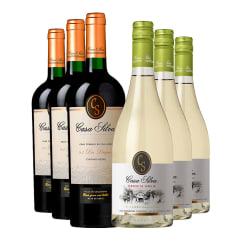Vinos Mix Casa Silva: 3 Gran Terroir CA + 3 Terroir de Familia Reserva SB